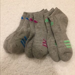 NWOT Gray Adidas Socks - 3 Pairs
